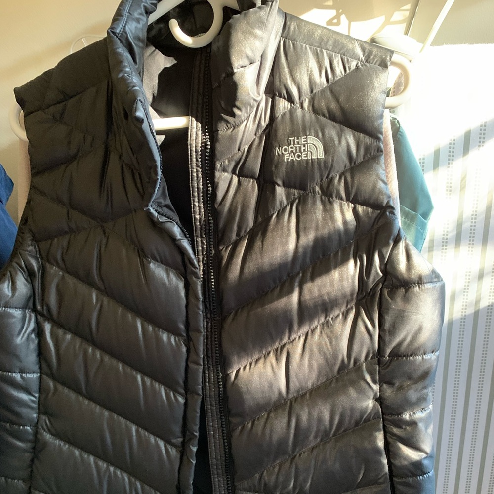 North Face Black Chevron vest